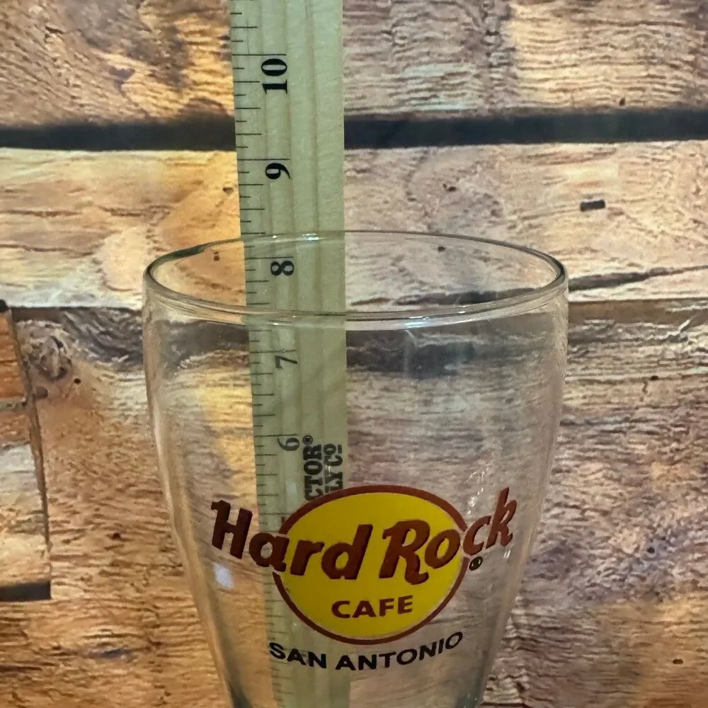 Hard Rock Cafe San Antonio Pilsner Beer Glass 8